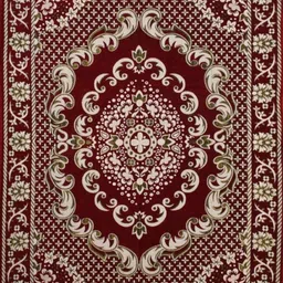 raas Maroon Chenille Carpet image 2