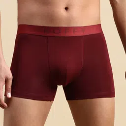 KOFFY Men Mid Rise Super Soft 4 Way Stretch 2X absorbent Long Trunks image 2