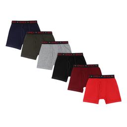 DYCA Boys Pack Of 6 Solid Assorted Trunk-picture-46
