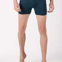 Force NXT Men Pack Of 2 Combed Cotton Trunks MNFR-222-PO2-SGRN-BLK image 4