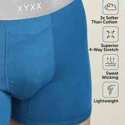 XYXX Pack Of 3 Colourblocked Modal Antimicrobial Trunks image 5