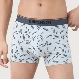 DAMENSCH Men Pack of 3 Cotton Printed Trunks DAM-CTP-T-CMT-SOG-NVP-PACK-3 image 2