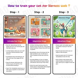 buraq Cat Harness with Leash for Outdoor, Walking Cat Harness & Leash image 4