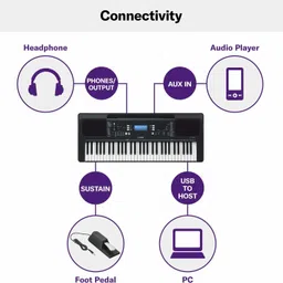yamaha PSR-E373 PSR-E373 Digital Portable Keyboard image 5