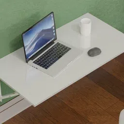 omkarwood Wall Mounted Folding Study Table | Space Saving Work Desk for Home & Office Engineered Wood Multipurpose Table-picture-18