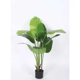 arick decor 4.Ft Artificial Banana Plants With Pot image 2