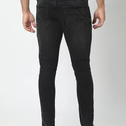 spykar Men Slim Mid Rise Black Jeans image 2