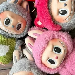 fidosta Vrutwa Labubu Doll Original Soft Plush Toy with Mischievous Smile02 - 17 cm image 3