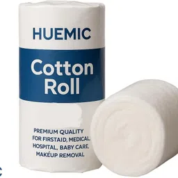 huemic assure 500gram Pure Absorbent Cotton Roll for Baby Care |Soft Cotton 12 Gauze Medical Dressing-picture-15
