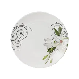 cdi Flora 33 Pcs White & Grey Melamine Dinnerware Set image 4