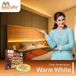 murphy 300 LEDs 5 m Yellow Steady Strip Rice Lights image 4