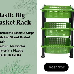 ablative Fruits/Vegetables Kitchen Rack Plastic image 4