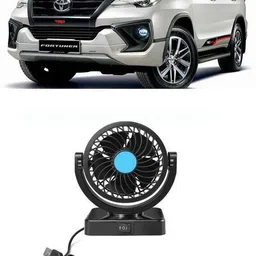 zplusacc SINGLE Portable Single Head Car Fan 5V USB 360 Degree Adjustable CC-828 Car Interior Fan image 1