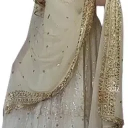 nidhi's fashion Women Georgette Ethnic Top Pant Dupatta Set-picture-21