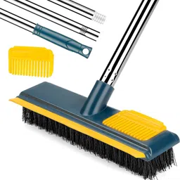flipkart smartbuy 2 in 1 Bathroom Floor Cleaning Brush with Squeegee and Comb, Long Handle with Holder-picture-24