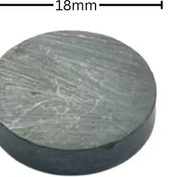 jinsa 50pcs Dia 18x4mm Round Ferrite Magnets-For Arts & crafts,multiuse Multipurpose Office Magnets Pack of 50 image 3