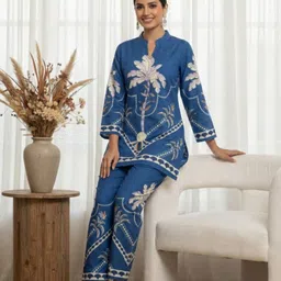 sretan Tunic Palazzos Co-ords Set image 2