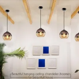 msm Celling Light For Home, Café, Rastaurant Chandelier Ceiling Lamp(Pack of 2) Chandelier Ceiling Lamp image 2