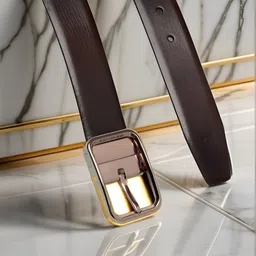 van heusen Men Formal Brown Genuine Leather Belt-picture-13