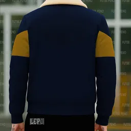 futse peno Men Colorblock Casual Jacket image 5