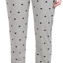 pstenterprises Women Printed Grey Track Pants image 1