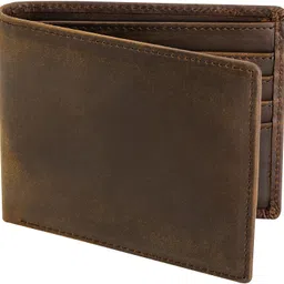 g & h Men Trendy, Formal Brown Genuine Leather RFID Wallet image 1