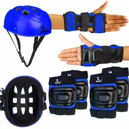 xsaw Protective Set for Cycling Skateboard Skating Scooter Age 7 to 14 Year Skating Guard Combo image 1