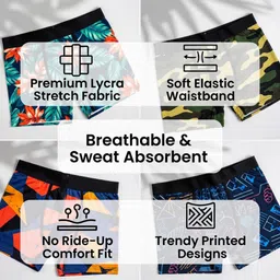 ignoto Pack of 3 Printed Men Boxer image 3