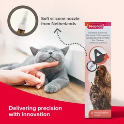 beaphar Ear Cleaner for Dogs and Cats | Relieve Allergies | Helps to Dissolve Earwax 50 ml Pet Ear Cleanser image 4