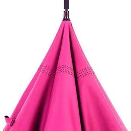 holy delight C Type Handle Double Layer Inverted Upside Down Reversible Umbrella image 3