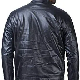 shreyatrend Men Solid Leather Jacket image 3