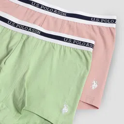u.s. polo assn. Pack of 2 Solid Men Trunk image 2