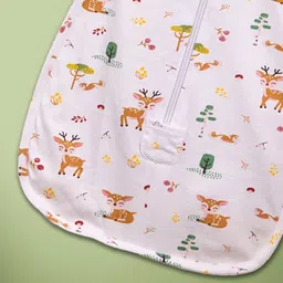 haus & kinder Printed Crib Swaddling Baby Blanket for AC Room image 4