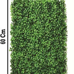 vimibells (Pack of 2) Artificial Small Leaves Vertical Wall Grass Tiles, Wall grass panels, Grass mat for wall décor, Garden Decor, Home Decor (Pack of 2) (40 x 60 cm Each) Artificial Plant image 3