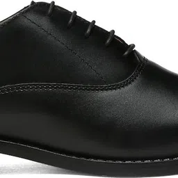 louis stitch Jet Black Italian Leather Formal Derby Lace Ups for Men (RXCTJB) UK 11 Derby For Men image 4