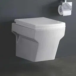 joyo cera Water Closet, Commode With Soft Close Toilet Seat Soyo Ceramic Wall Mounted Water Closet P trap With Soft Close Seat Cover Western Commode image 2