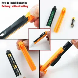 gadariya king 3 PCS 90-1000V Non-Contact LCD Electric Voltage Tester Pen Detector Sensor Stick Digital Voltage Tester image 2