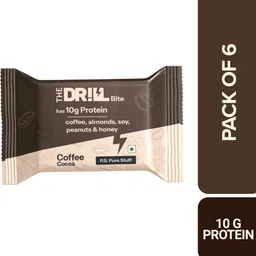 the drill Coffee Cocoa 10g Protein Bite | Muscle Gain & Energy | No Added Sugar Protein Bars-picture-27