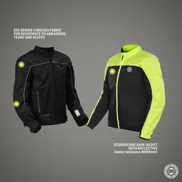 royal enfield Explorer V4 Riding Jacket with Back, Shoulder & Elbow Armors and Rain Jacket Riding Protective Jacket image 5