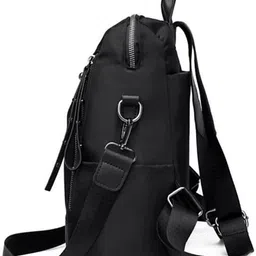 sst craft Medium 25 L Backpack Medium 25L Backpack Black Classic For Women,Girls (Black) image 4