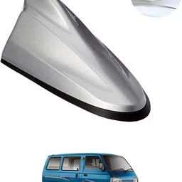 rkpsp Silver Car Shark Fin Roof Antenna(FM,AM) Radio No Drilling/Easy To Install-199 Universal Fit Decorative Radio Signal Car Antenna Aerial boost Signal Satellite Vehicle Antenna-picture-36