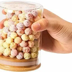good to great creation Glass Grocery Container - 250 ml image 3