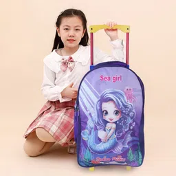 SEA GIRL School Kids Trolley Bag Waterproof Trolley ( 40 L ) (18 inch) Waterproof Trolley-image-8