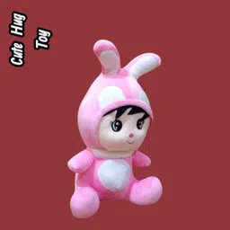 luipui Rabbit Cute Hug Toy | Fluffy Soft Rabbit Plush for Kids - 32 cm image 2