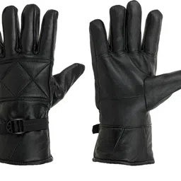 jvoutfits Self Design Winter Men Gloves image 4