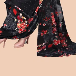 ayka clothings Unstitched Crepe Kurta & Churidar Material Printed image 3
