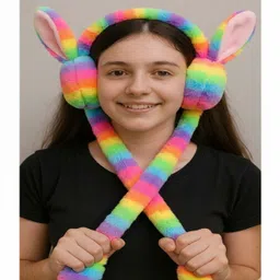 agnix Unisex Viral Chu Chu Headphone Style Ear Muffler Ear Muff image 2