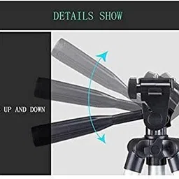 SANNO WORLD Camera 3110 Tripod Stand Mobile Phone Mini Portable Aluminum Tripod with Tripod, Tripod Kit, Tripod Ball Head image 4