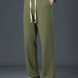 dockstreet Men Striped Olive Track Pants-picture-28