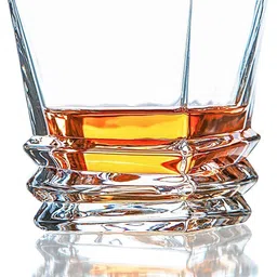 otak (Pack of 4) 1010_ot Unique Cool Crystal Rocks Whiskey Glasses for Scotch, Vodka, Liquor Glass Set Water/Juice Glass image 5